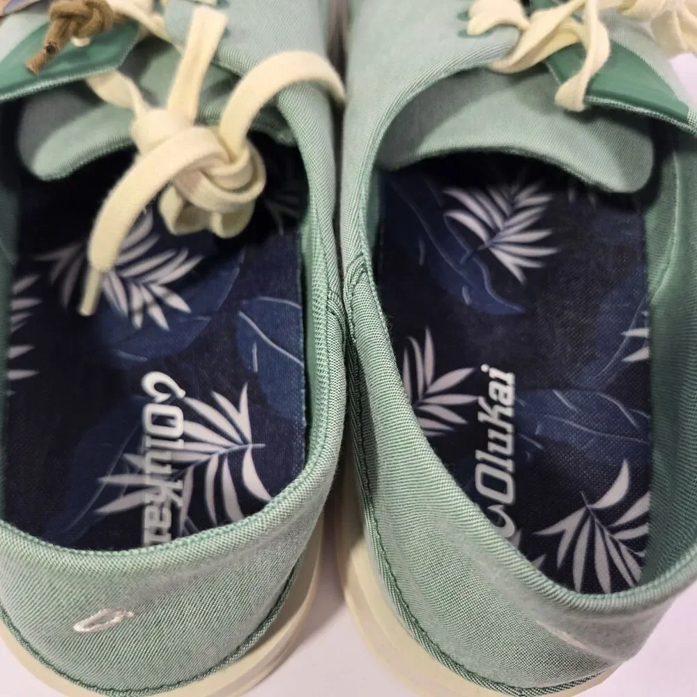 Olukai Tradewind Bamboo Casual Shoes Lightweight Canvas Shoes Mens 12